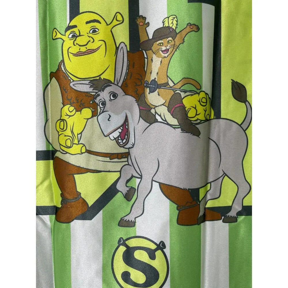 Shrek Soccer Jersey Shirt Mens Large Green White Striped VNeck DreamWorks NEW - Picture 13 of 16